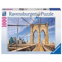 پازل 1000 تکه راونزبرگر مدل منظره پل بروکلین  Ravensburger Brooklyn Bridge View 1000Pcs Puzzle